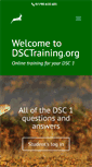 Mobile Screenshot of dsctraining.org